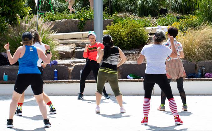 Christmas Zumba at Prahran Square