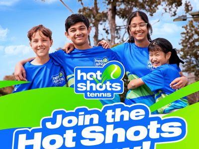 Digital Flyer for Tennis Australia Hot Shots Crew