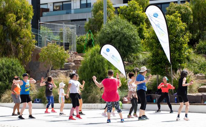 Christmas Zumba at Prahran Square