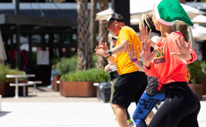 Christmas Zumba at Prahran Square